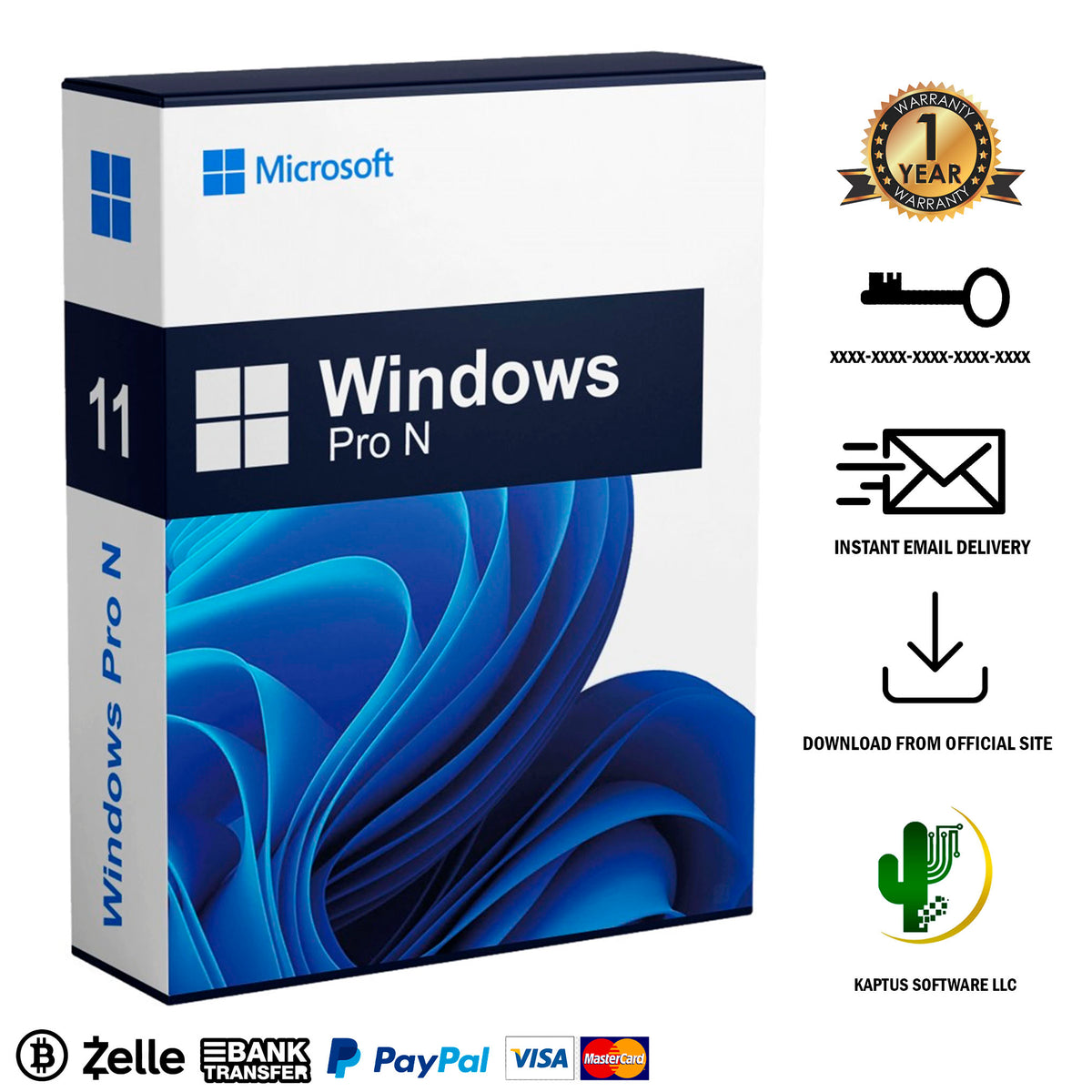 Windows 11 Pro N Original 1 Pc Permanente– Kaptus Software